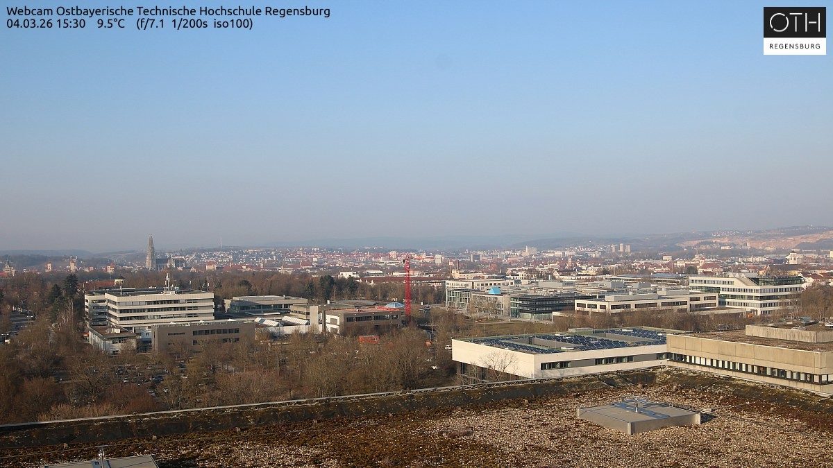 Archiv Foto Webcam Regensburg: Technische Hochschule