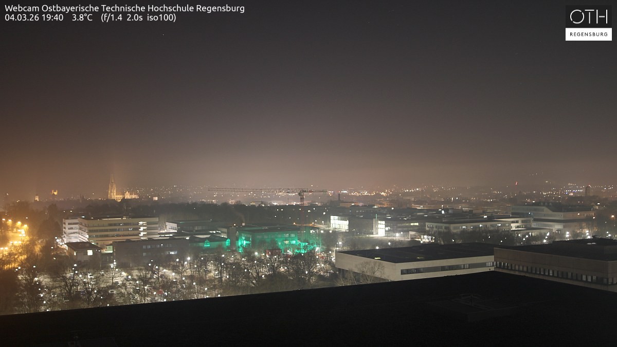 Archiv Foto Webcam Regensburg: Technische Hochschule