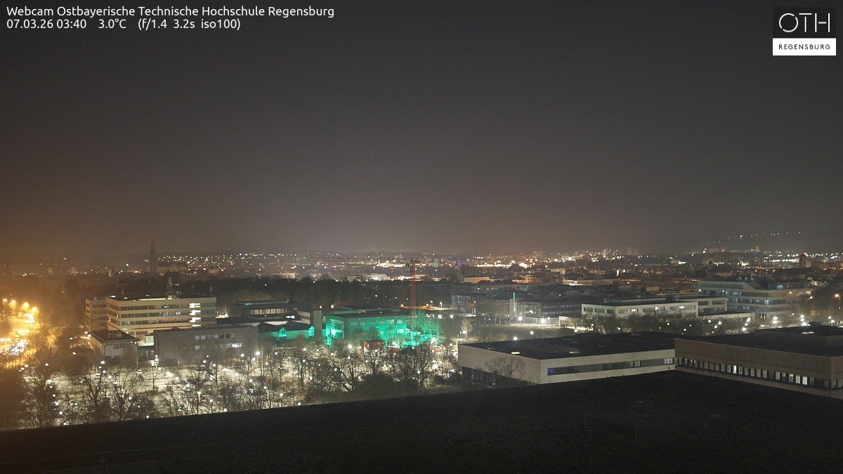 Archiv Foto Webcam Regensburg: Technische Hochschule