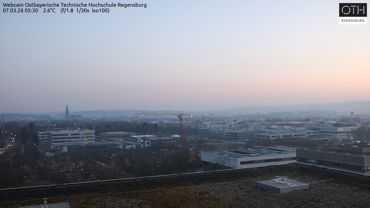 Archiv Foto Webcam Regensburg: Technische Hochschule