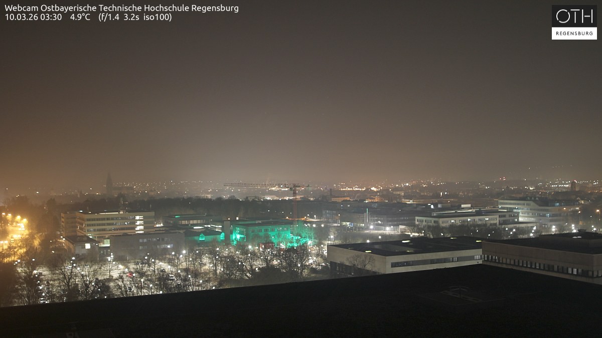 Archiv Foto Webcam Regensburg: Technische Hochschule