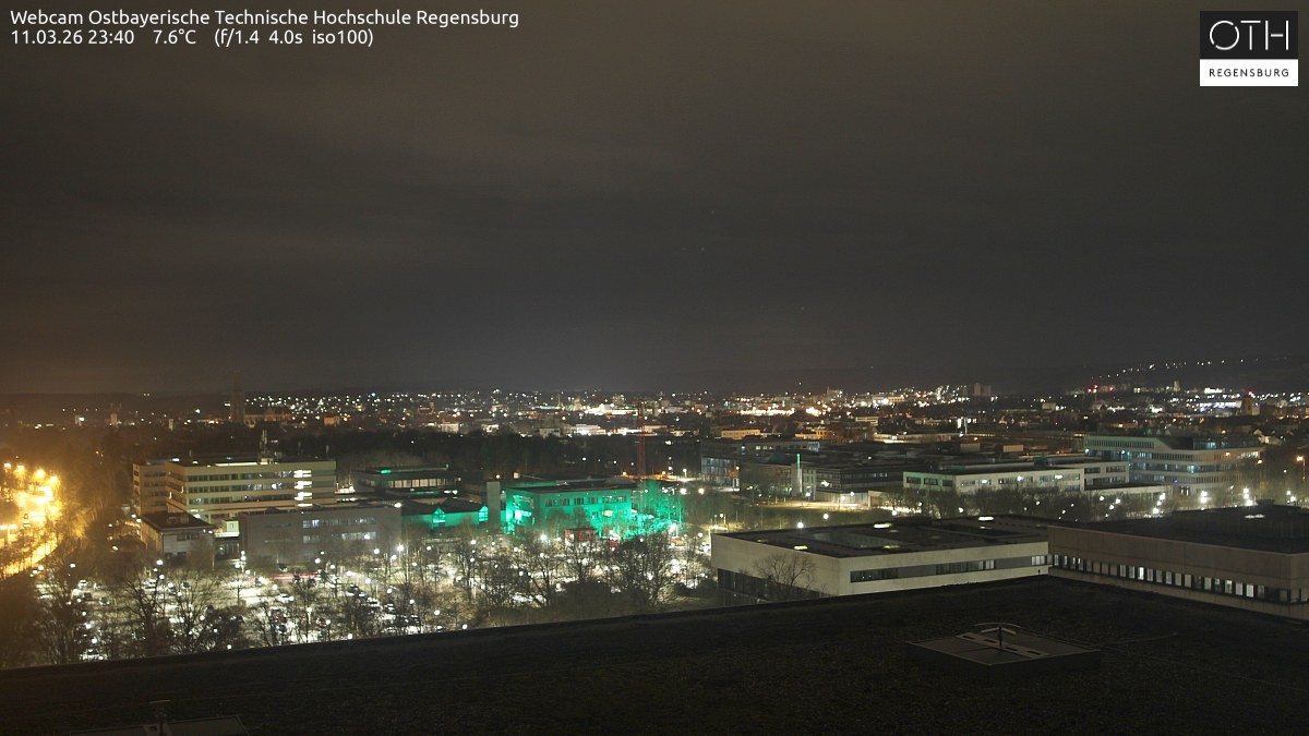 Archiv Foto Webcam Regensburg: Technische Hochschule