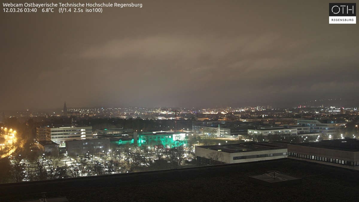 Archiv Foto Webcam Regensburg: Technische Hochschule