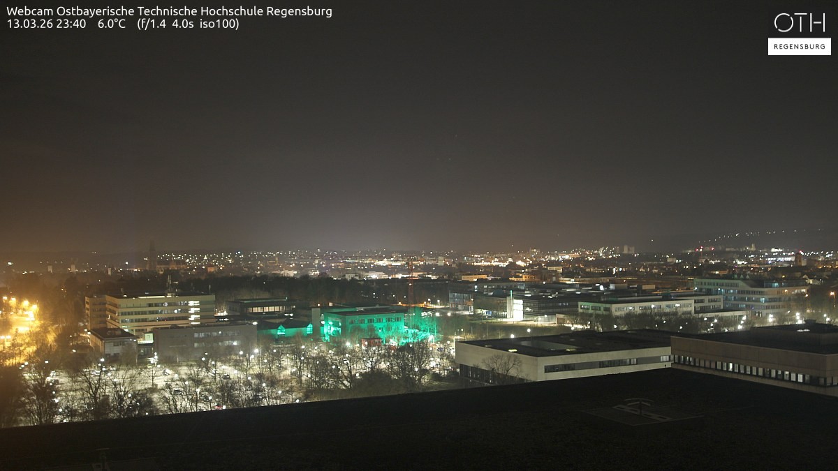 Archiv Foto Webcam Regensburg: Technische Hochschule