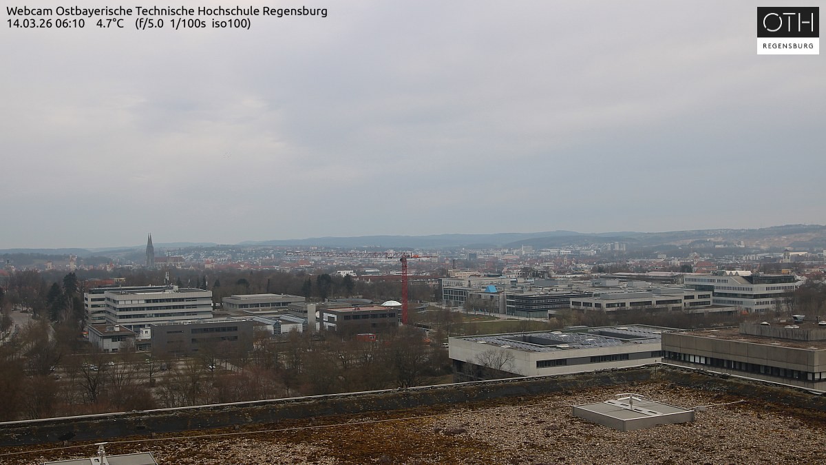 Archiv Foto Webcam Regensburg: Technische Hochschule