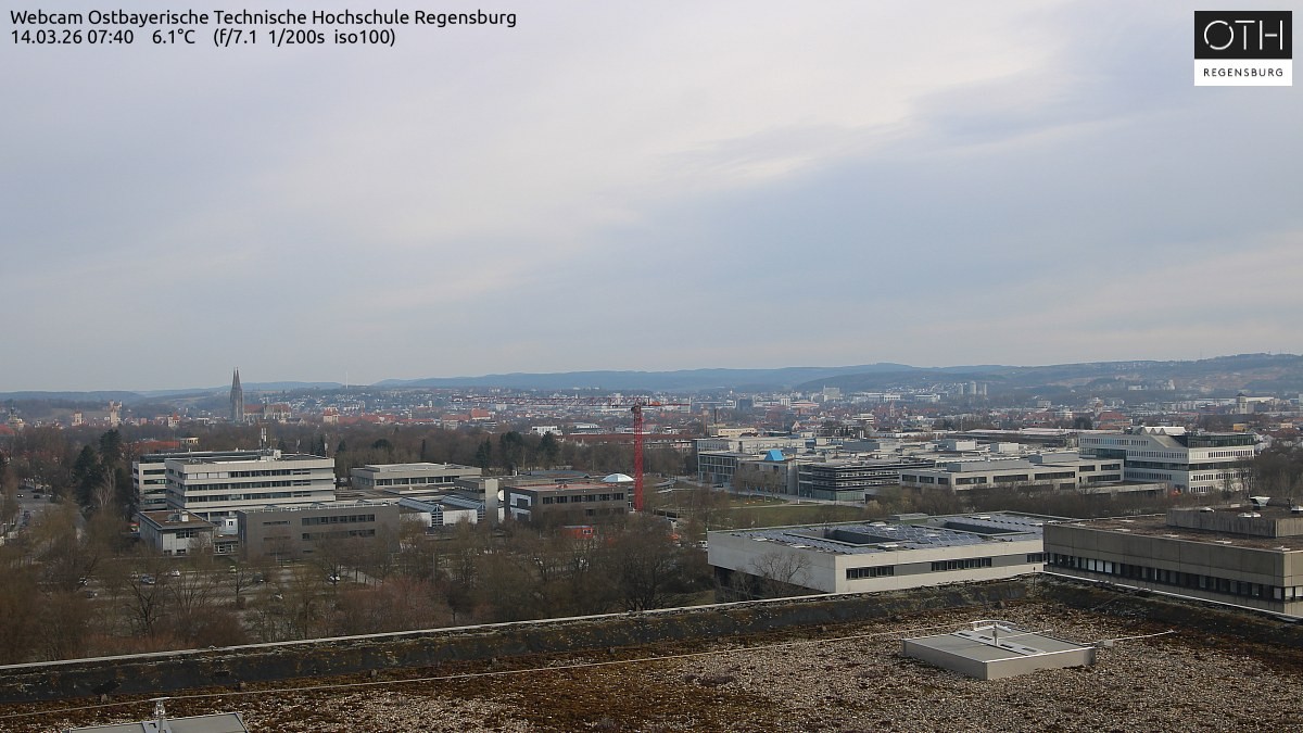 Archiv Foto Webcam Regensburg: Technische Hochschule