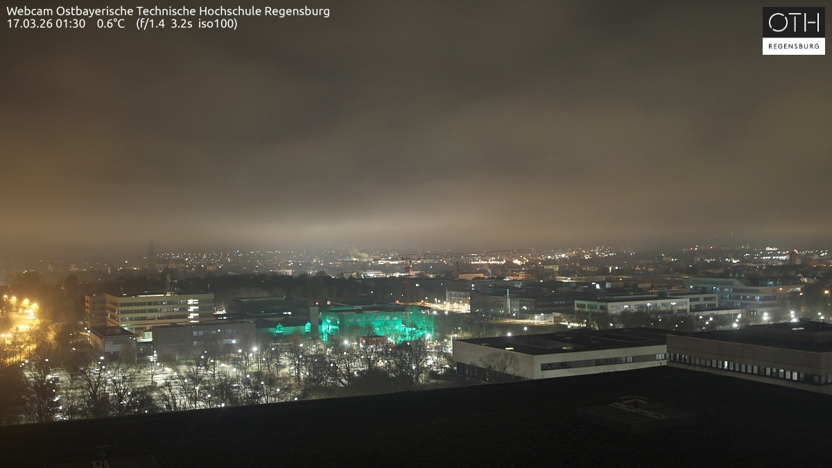 Archiv Foto Webcam Regensburg: Technische Hochschule