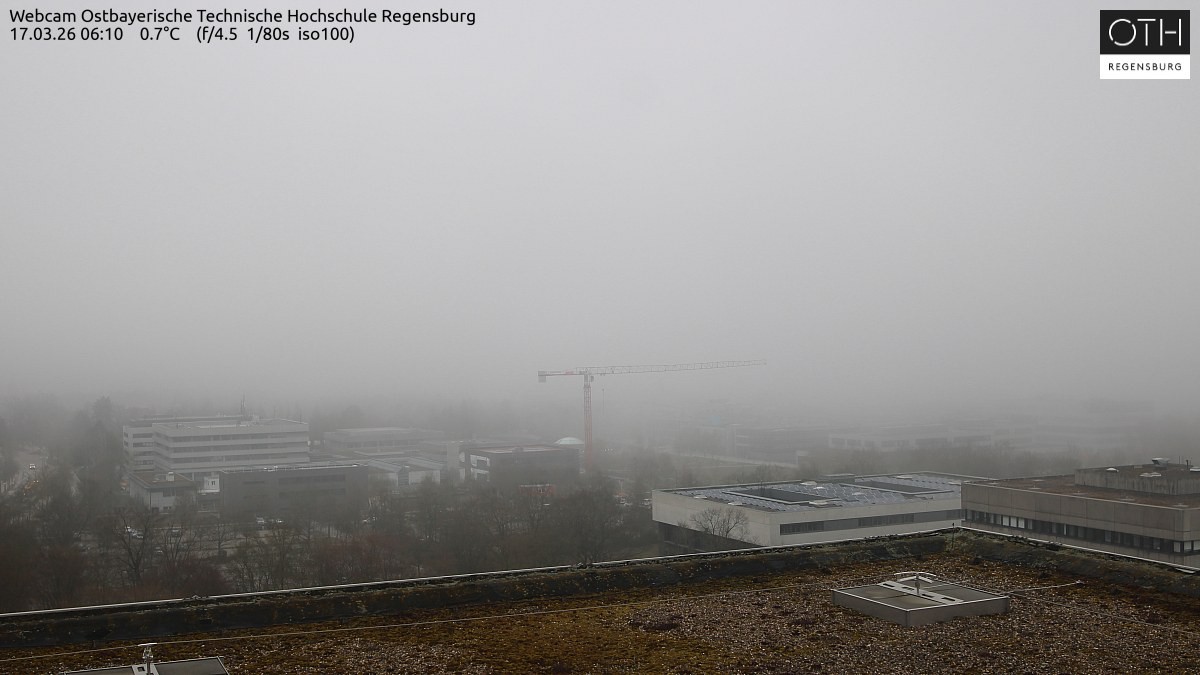Archiv Foto Webcam Regensburg: Technische Hochschule