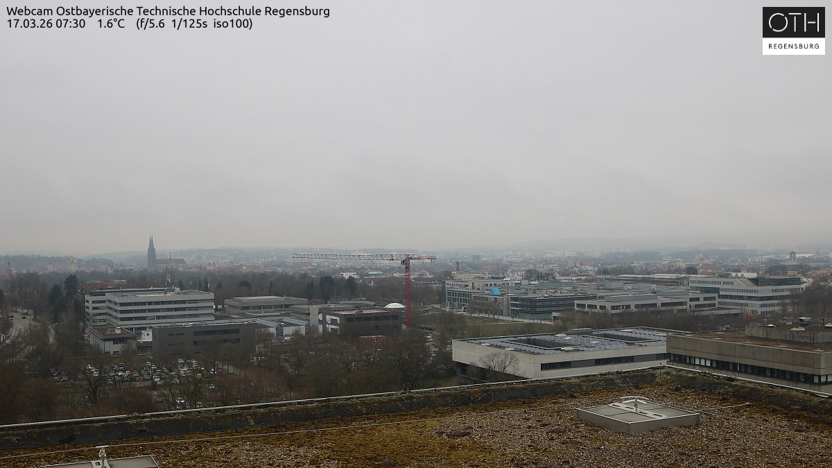 Archiv Foto Webcam Regensburg: Technische Hochschule