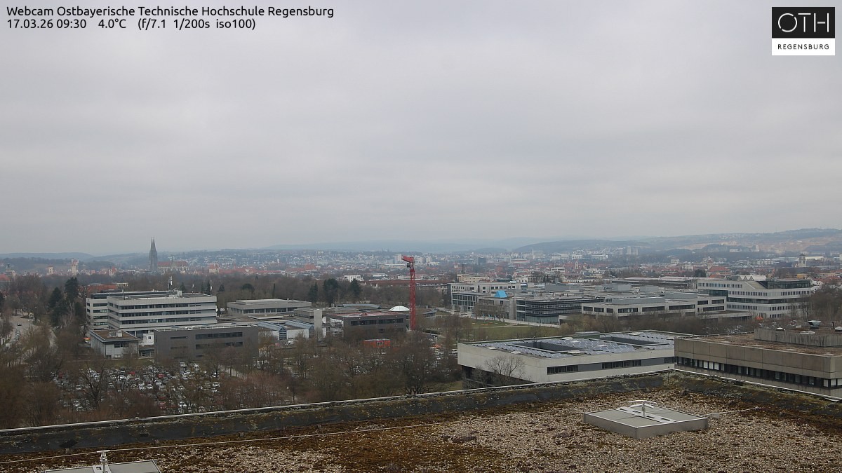 Archiv Foto Webcam Regensburg: Technische Hochschule