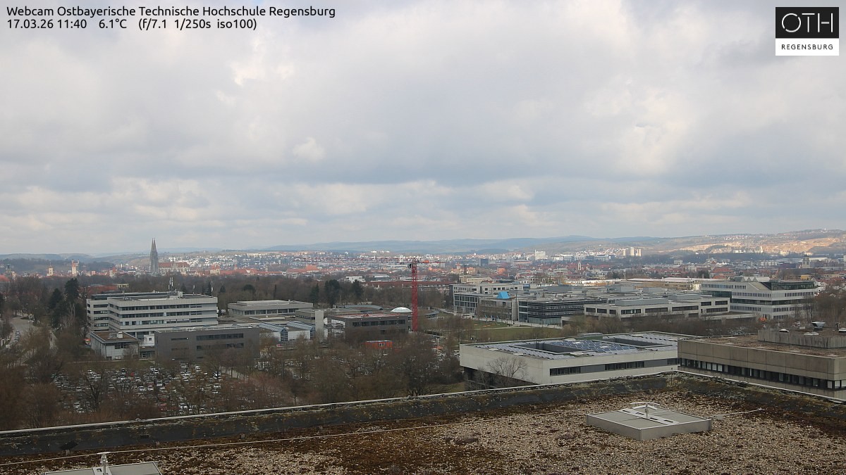 Archiv Foto Webcam Regensburg: Technische Hochschule