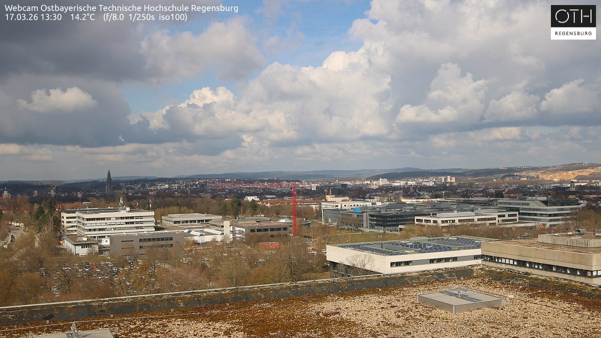 Archiv Foto Webcam Regensburg: Technische Hochschule