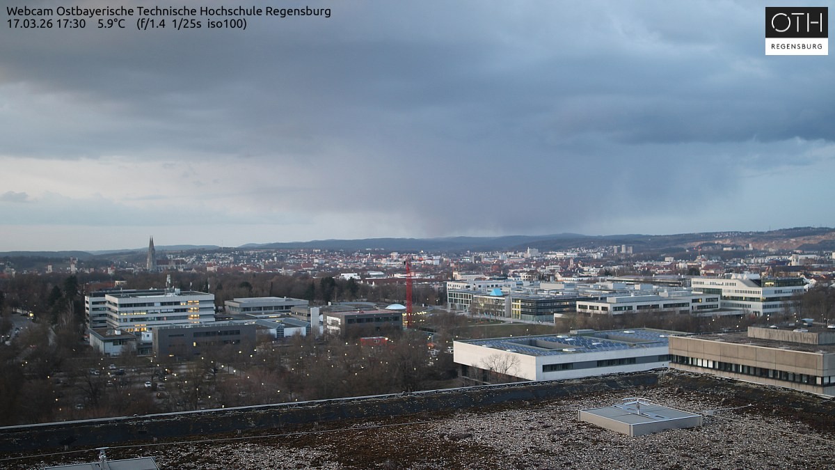 Archived image Regensburg - Webcam OTH