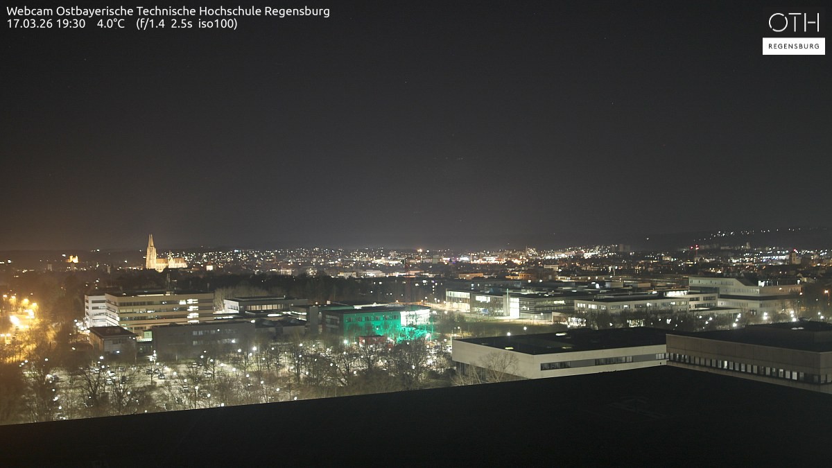 Archived image Regensburg - Webcam OTH