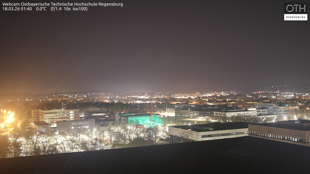 Archiv Foto Webcam Regensburg: Technische Hochschule