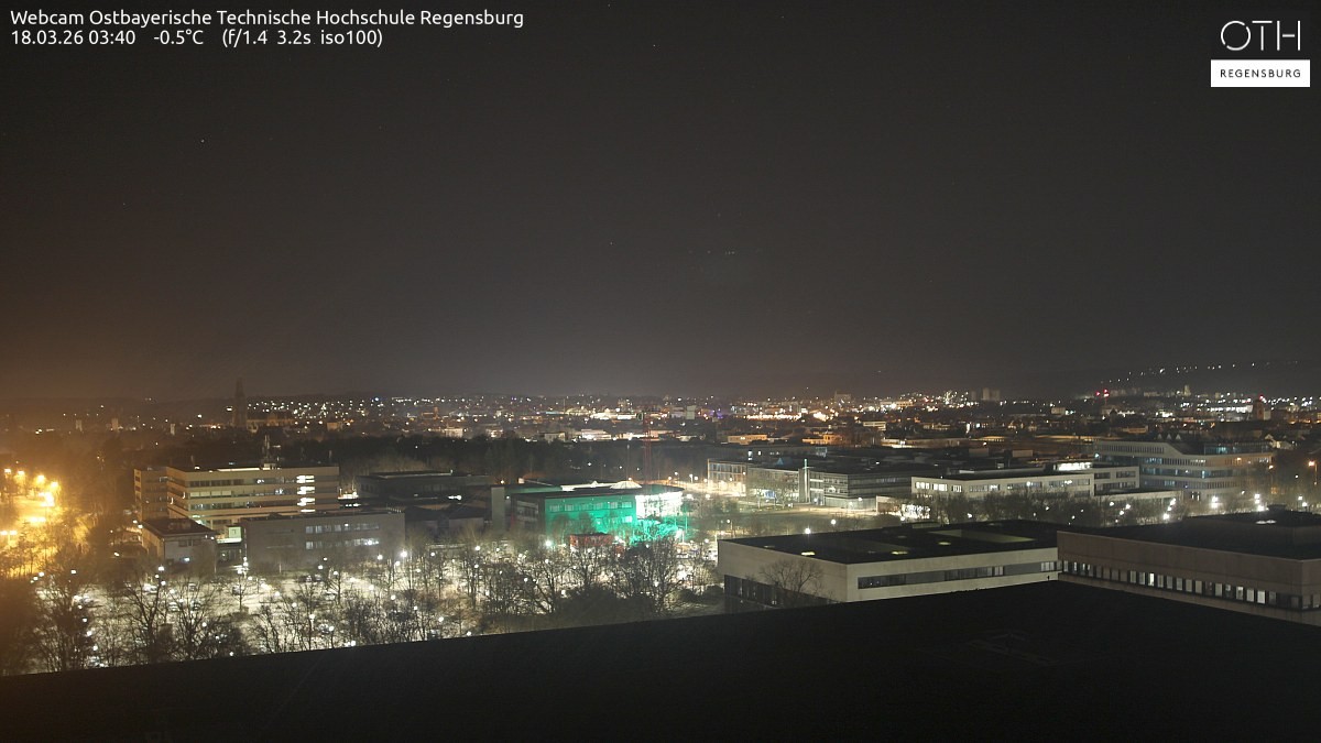 Archiv Foto Webcam Regensburg: Technische Hochschule