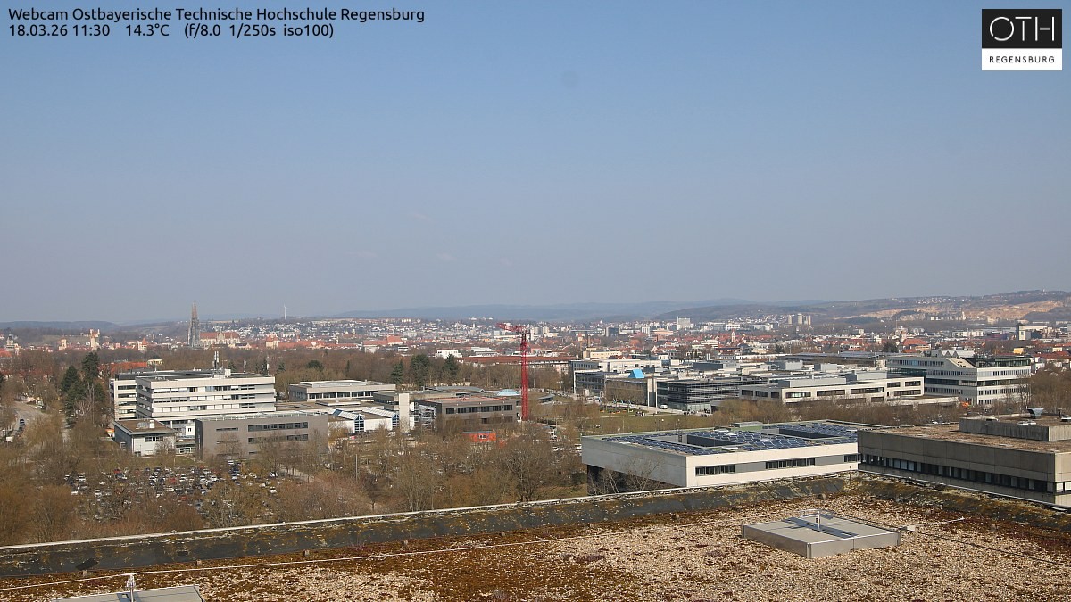 Archived image Regensburg - Webcam OTH