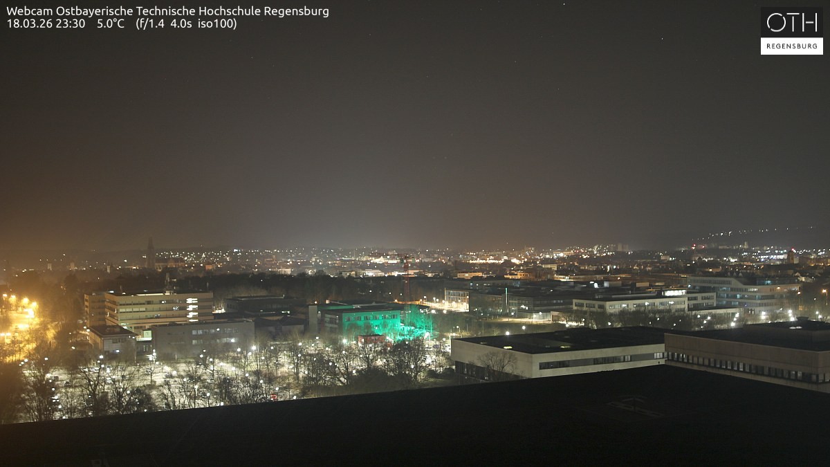 Archiv Foto Webcam Regensburg: Technische Hochschule