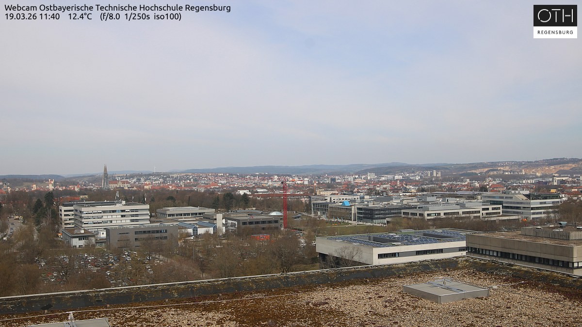 Archiv Foto Webcam Regensburg: Technische Hochschule