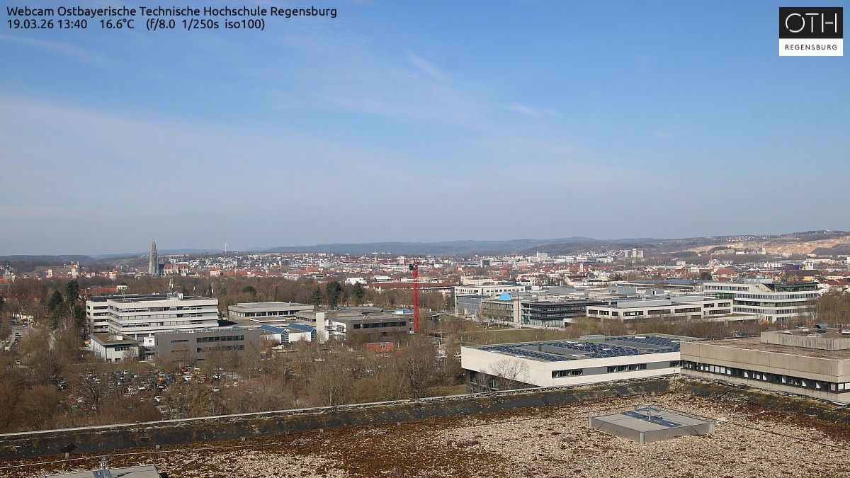 Archiv Foto Webcam Regensburg: Technische Hochschule