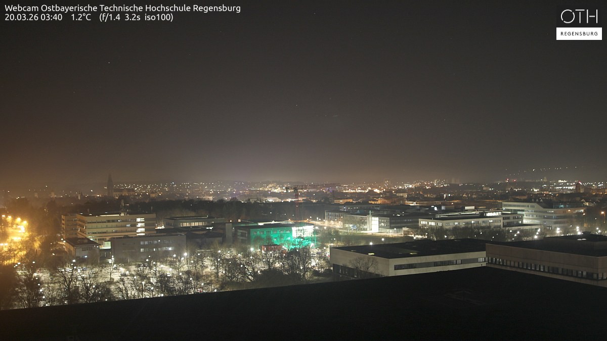 Archiv Foto Webcam Regensburg: Technische Hochschule