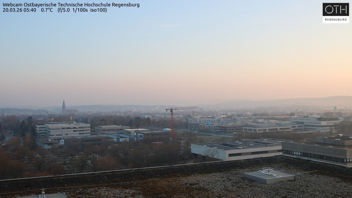 Archiv Foto Webcam Regensburg: Technische Hochschule