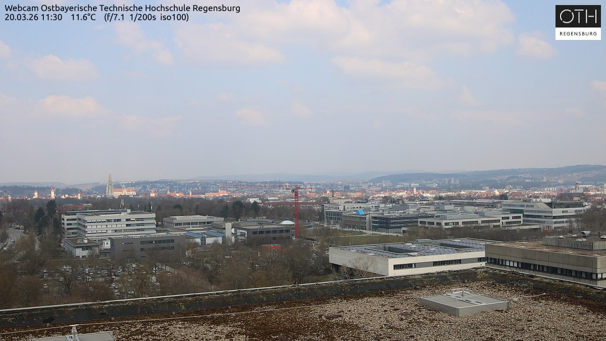 Archiv Foto Webcam Regensburg: Technische Hochschule