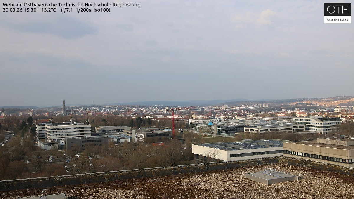 Archiv Foto Webcam Regensburg: Technische Hochschule