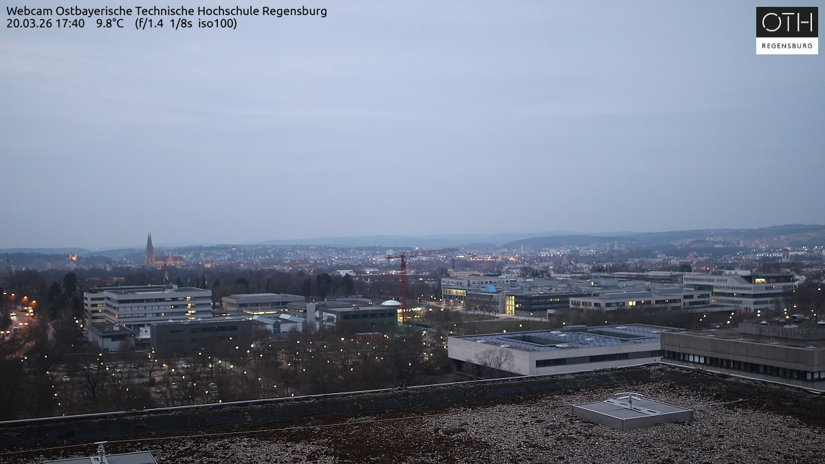 Archiv Foto Webcam Regensburg: Technische Hochschule