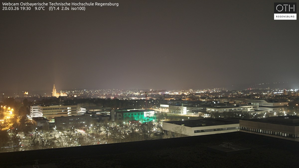 Archiv Foto Webcam Regensburg: Technische Hochschule