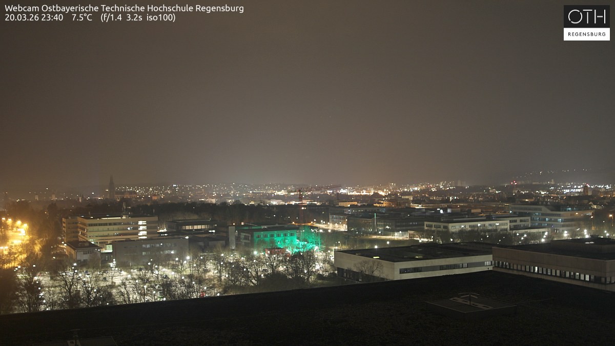 Archiv Foto Webcam Regensburg: Technische Hochschule
