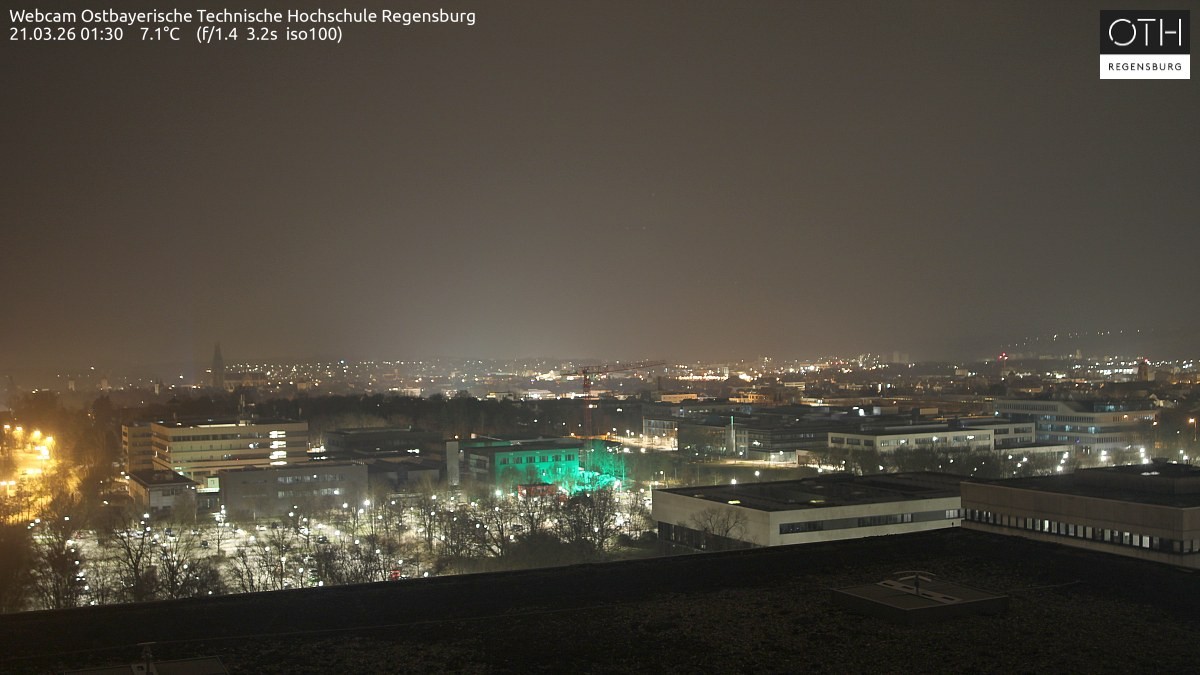 Archiv Foto Webcam Regensburg: Technische Hochschule