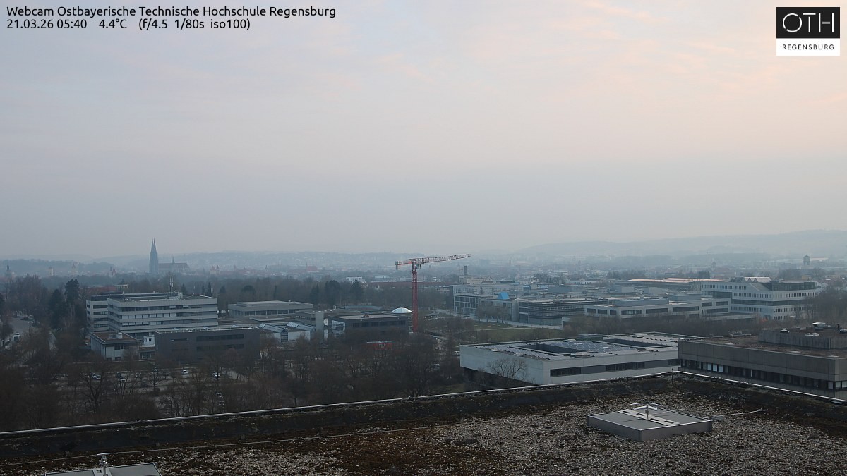 Archiv Foto Webcam Regensburg: Technische Hochschule