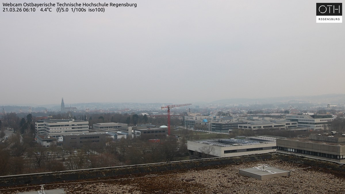 Archiv Foto Webcam Regensburg: Technische Hochschule