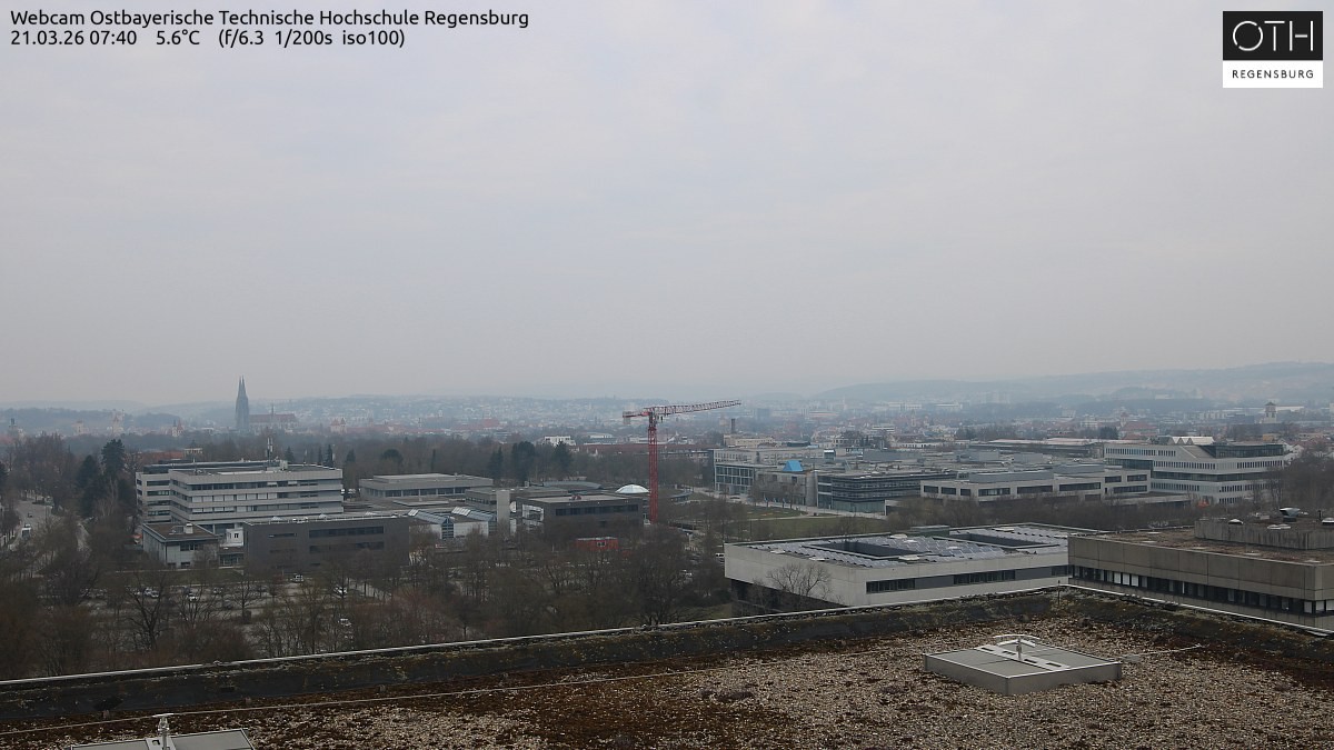 Archiv Foto Webcam Regensburg: Technische Hochschule