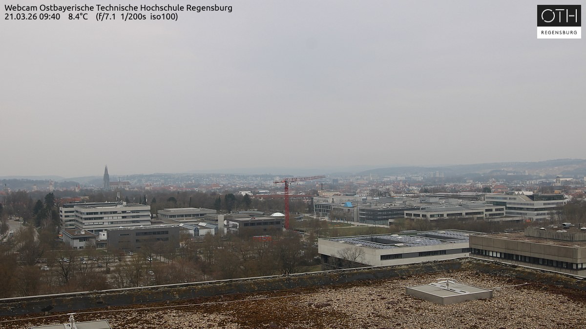 Archiv Foto Webcam Regensburg: Technische Hochschule