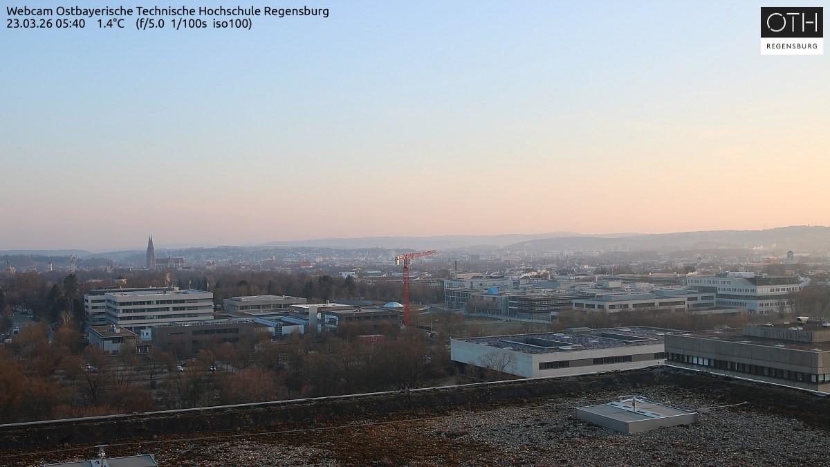 Archiv Foto Webcam Regensburg: Technische Hochschule