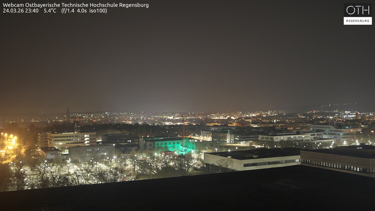 Archiv Foto Webcam Regensburg: Technische Hochschule