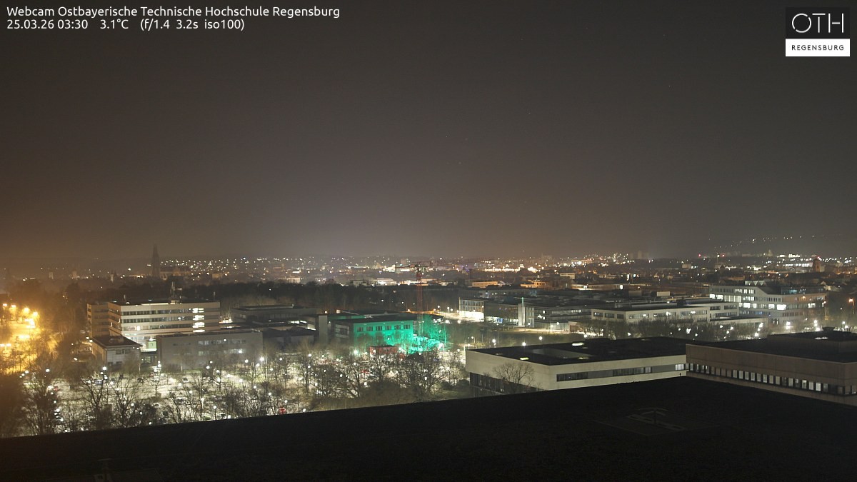 Archiv Foto Webcam Regensburg: Technische Hochschule