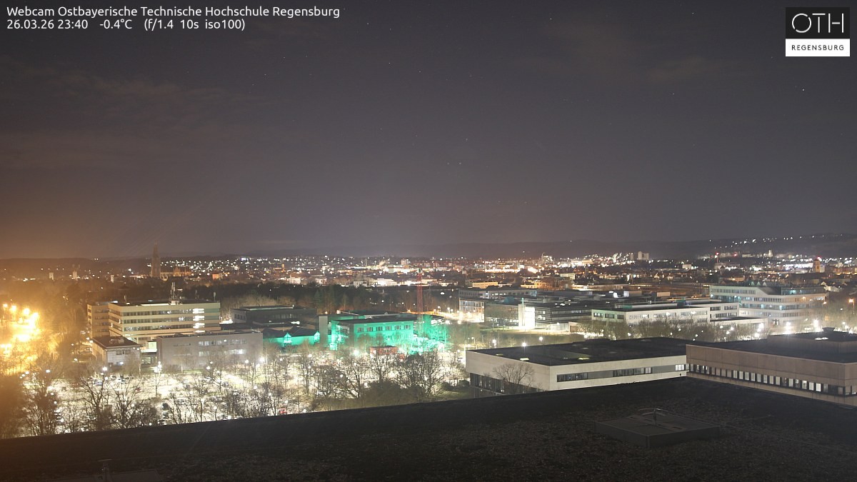 Archiv Foto Webcam Regensburg: Technische Hochschule