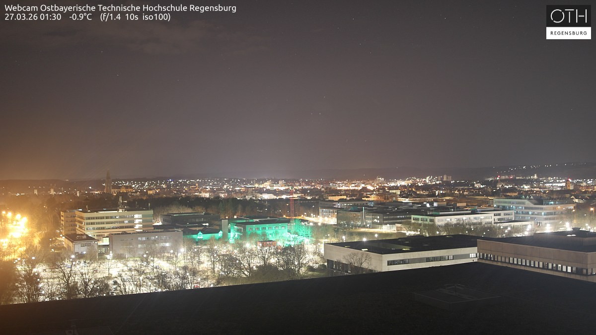 Archiv Foto Webcam Regensburg: Technische Hochschule