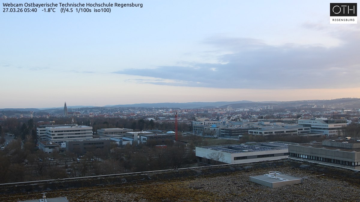 Archiv Foto Webcam Regensburg: Technische Hochschule
