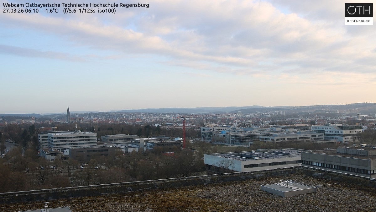 Archiv Foto Webcam Regensburg: Technische Hochschule