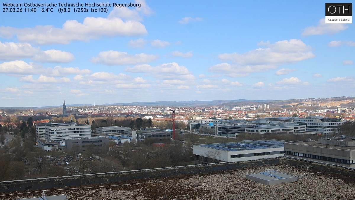 Archived image Regensburg - Webcam OTH