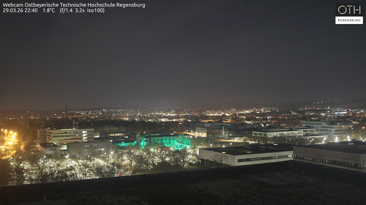Archiv Foto Webcam Regensburg: Technische Hochschule