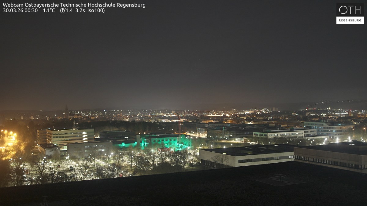 Archiv Foto Webcam Regensburg: Technische Hochschule