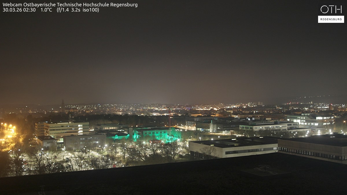 Archiv Foto Webcam Regensburg: Technische Hochschule