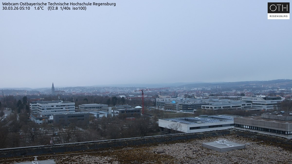 Archiv Foto Webcam Regensburg: Technische Hochschule