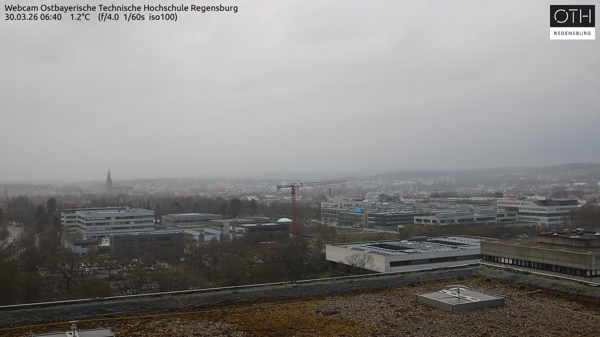 Archiv Foto Webcam Regensburg: Technische Hochschule