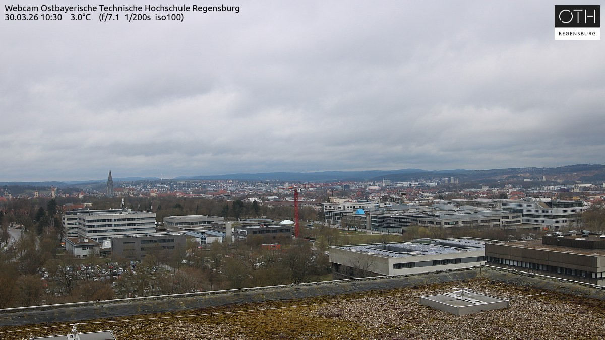 Archiv Foto Webcam Regensburg: Technische Hochschule